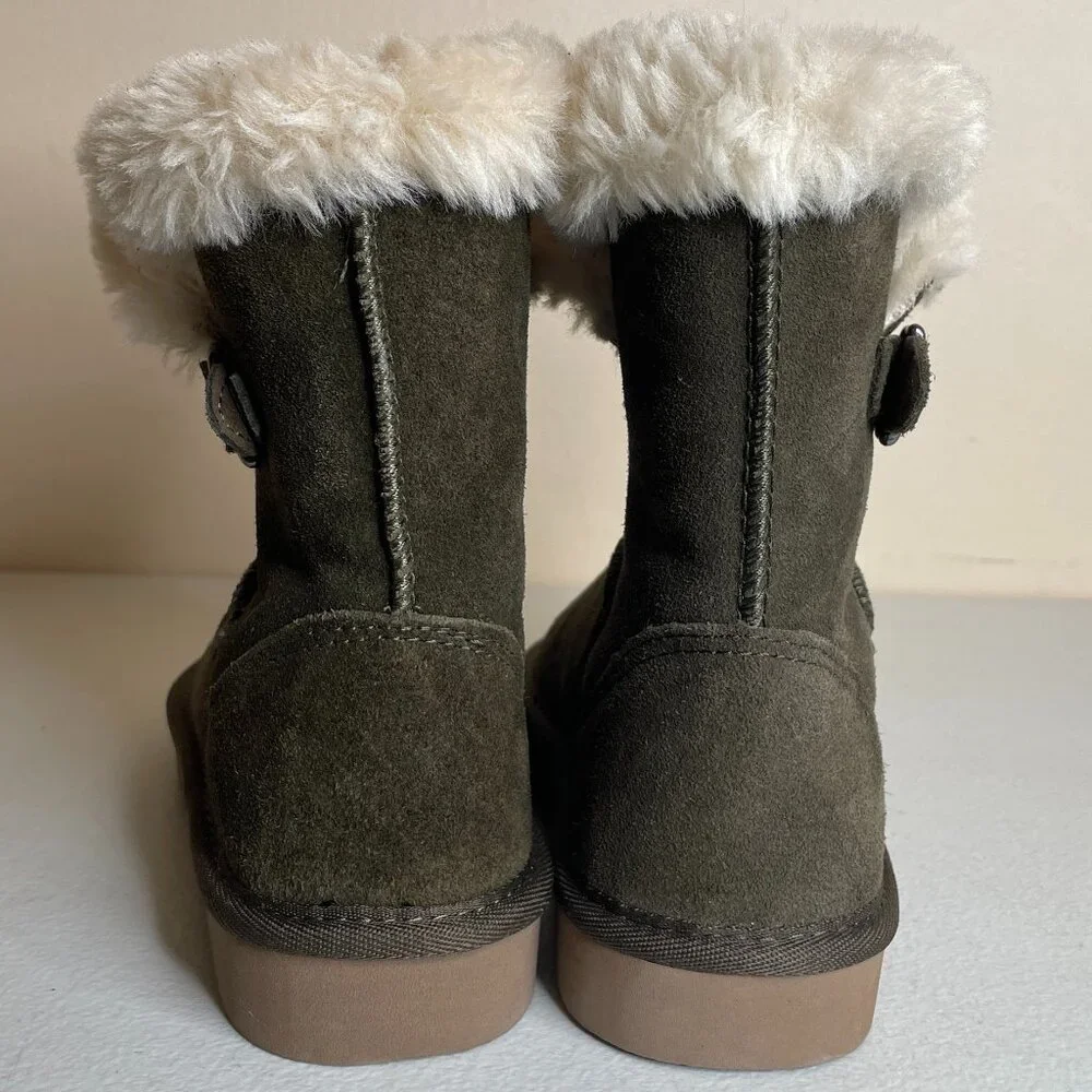 Macy's Style & Co Suede Leather Faux Fur Lined Boots Size 5